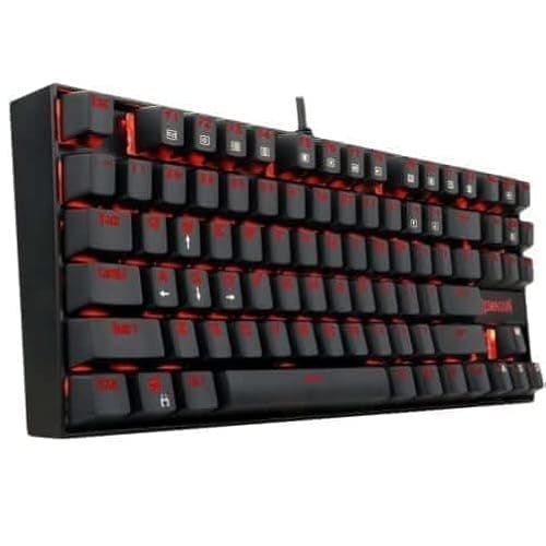 Redragon K552-BB Mechanical Gaming Keyboard and Mouse Combo & Large Mouse Pad & PC Gaming Headset with Mic, 87 Key RED LED Backlit Keyboard for Windows PC (Keyboard, Mouse, Headset Mousepad Set) image