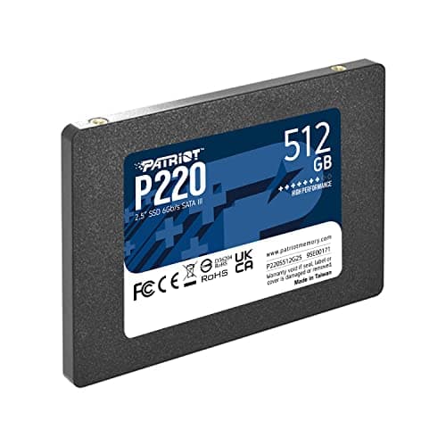 Patriot P220 512GB SSD 2.5" SATA image