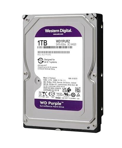 Western Digital Purple 1TB HDD 3.5" 5400RPM SATA image