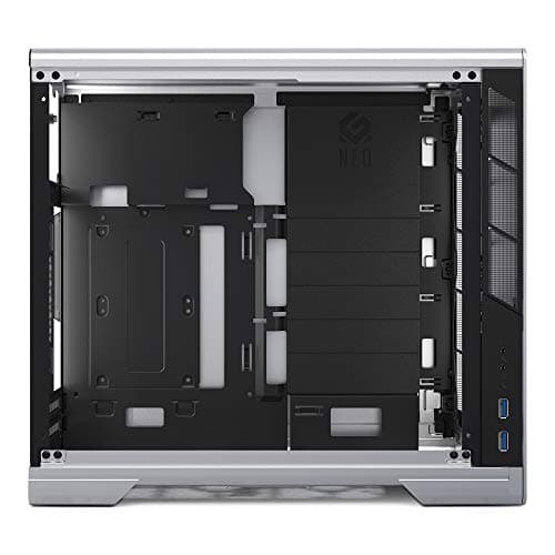 MagniumGear Neo-G Mini V2 Mini-ITX Tower Black with Tempered Glass Side Panel and USB 3.2 Gen 1 Type-A Front Panel image