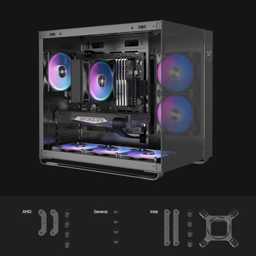 Ocypus Delta A40 ARGB 73 CFM Air 157mm Black image