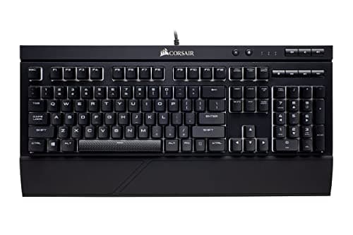 Corsair K68 RGB Mechanical Gaming Keyboard, Backlit RGB LED, Dust and Spill Resistant - Linear & Quiet - Cherry MX Red image
