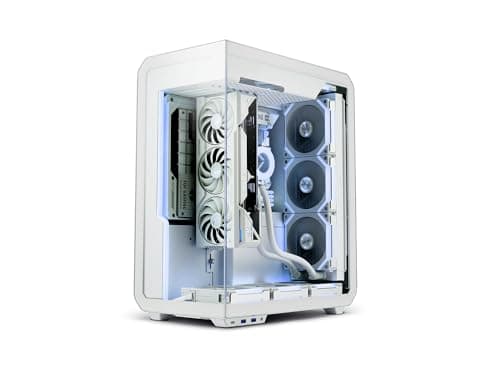 SSUPD Xhuttle ATX Mid Tower White Tempered Glass image