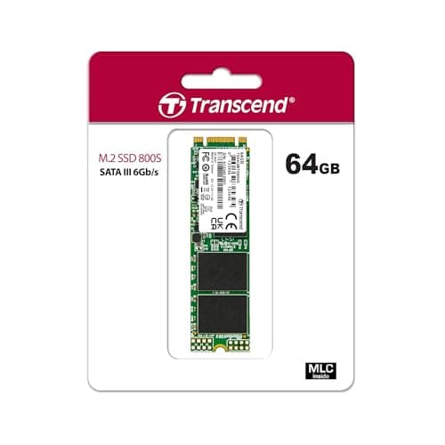 Transcend MTS800 64GB SSD M.2-2280 SATA image