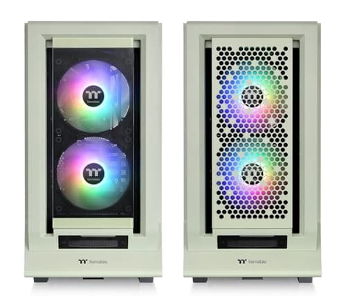 Thermaltake Ceres 350 MX ATX Mid Tower Green with Tempered Glass Side Panel and USB 3.2 Gen 2 Type-C, USB 3.2 Gen 1 Type-A image