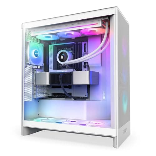 NZXT KRAKEN PLUS RGB 360 MM WHITE AIO LIQUID COOLER WITH 1.54" LCD image