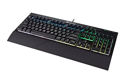 Corsair K68 RGB Mechanical Gaming Keyboard, Backlit RGB LED, Dust and Spill Resistant - Linear & Quiet - Cherry MX Red image