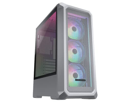 Cougar Archon 2 ATX Mid Tower White Mesh RGB Tempered Glass Side Panel image