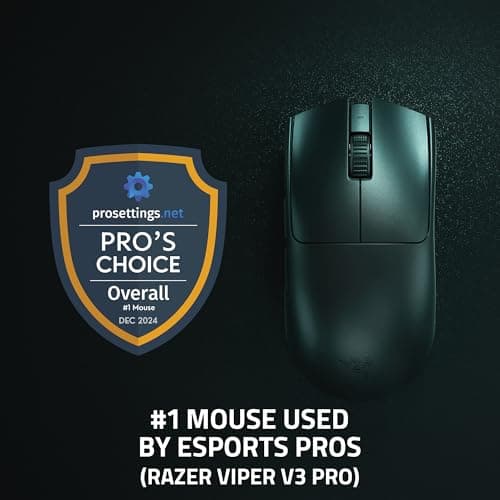 Razer Viper V3 Pro Wireless/Wired Gaming Mouse Black image