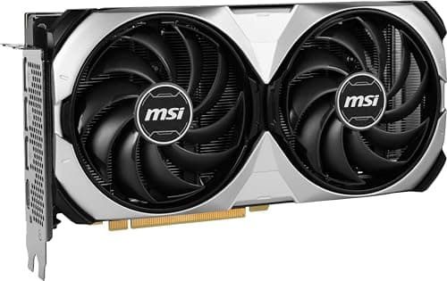 MSI VENTUS 2X OC GeForce RTX 4070 Ti SUPER 16GB GDDR6X Black / Silver image