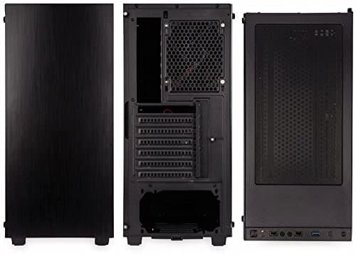 KOLINK STRONGHOLD ATX Mid Tower Black with Tinted Tempered Glass Side Panel and USB 3.2 Gen 1 Type-A and USB 2.0 Type-A Front Panel image