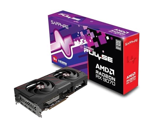 Sapphire Radeon RX 9070 PULSE 16GB GDDR6 Black main image