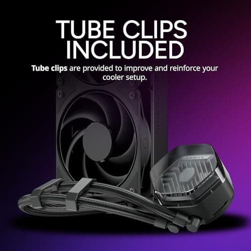 Cooler Master MasterLiquid 360 ATMOS Stealth Water 360mm 75.2 CFM Black image