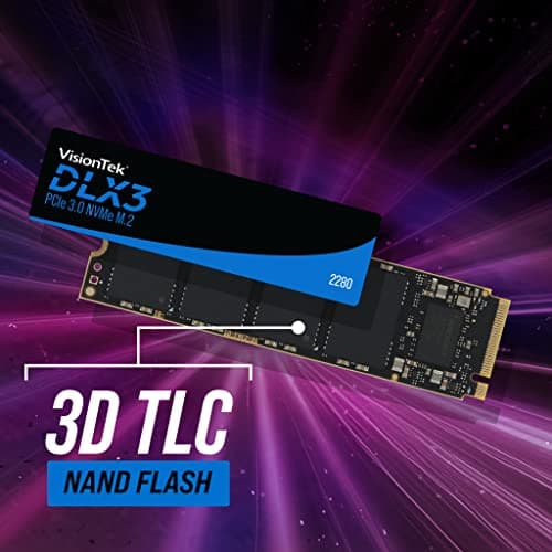 VisionTek DLX3 256GB SSD M.2-2280 PCIe 3.0 X4 NVMe image