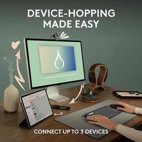 Logitech PEBBLE 2 M350S Bluetooth Wireless Wired Optical Mouse image