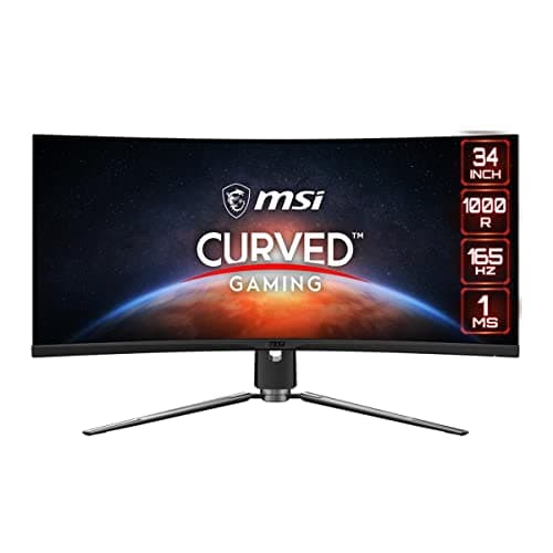 MSI MPG ARTYMIS 343CQR 34" 3440x1440 165Hz VA Curved Monitor image