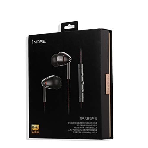 1MORE Quad Driver In-Ear Closed Headphones With Microphone image