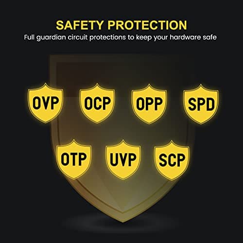 Segotep GM 850 W 80+ Gold Certified Fully Modular ATX Power Supply (CP-PSU-ST-GM850) image