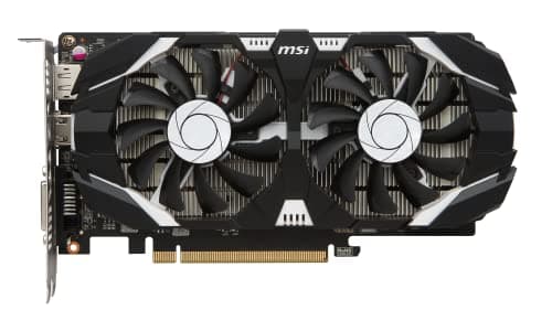 MSI GeForce GTX 1050 Ti OC 4GB GDDR5 Black / White image