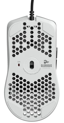 Glorious Model O- White Wired Optical Gaming Mouse image