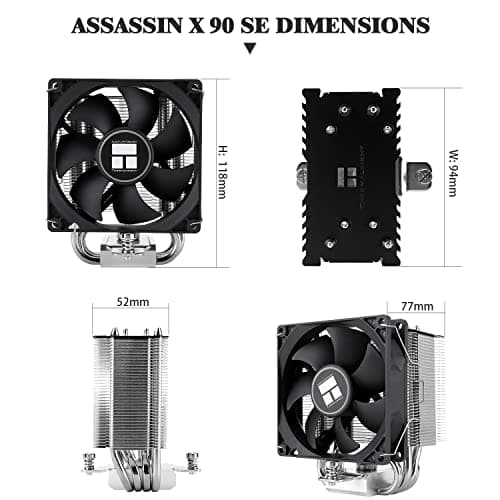 Thermalright Assassin X 90 SE 43 CFM Air 118mm Black / Silver image
