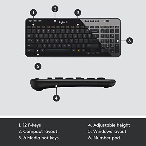 Logitech K360 Wireless Slim Keyboard image
