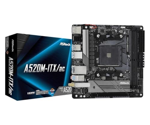 ASRock A520 A520M-ITX/ac AM4 DDR4 Mini ITX image