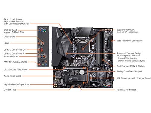 MSI MPG Z490M GAMING EDGE WIFI LGA 1200 Micro-ATX Motherboard image
