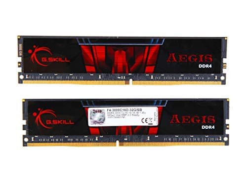 G.Skill Aegis Red / Black DDR4-3000 CL16 32GB (2x16GB) image