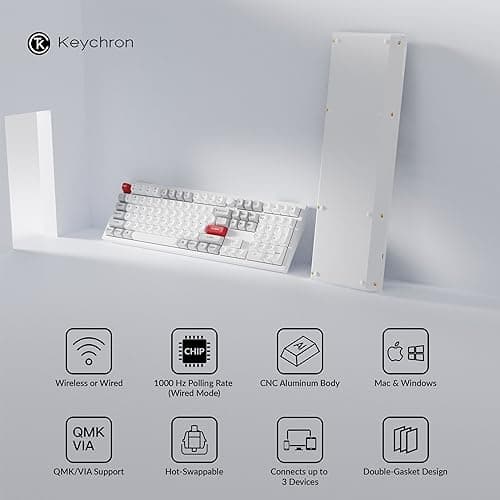 Keychron Q6 Pro RGB Bluetooth Wireless Wired Gaming Keyboard image