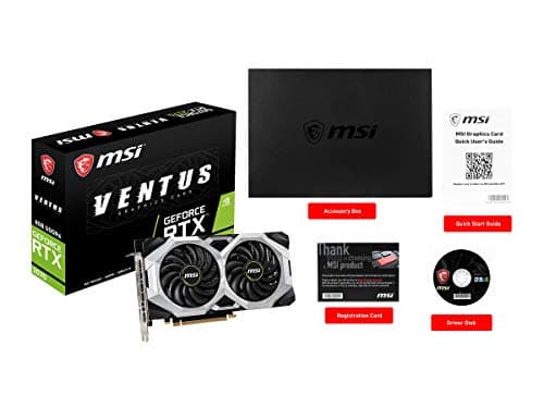 MSI Ventus GeForce RTX 2070 8GB GDDR6 Silver / Black image