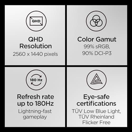 Lenovo Legion R27qe 27" 1440p 180Hz IPS Monitor image