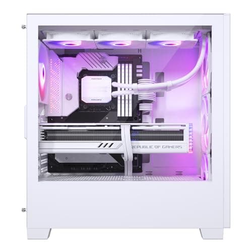 Phanteks XT PRO ULTRA ATX Mid Tower White Tempered Glass Side Panel image