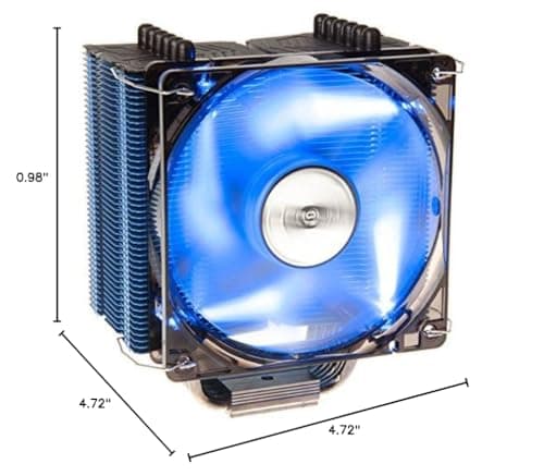 Prolimatech Vortex 120mm Clear Blue LED 72.67 CFM 1-Pack image