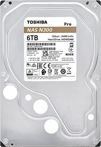 Toshiba N300 Pro 6TB HDD 3.5" 7200RPM SATA image