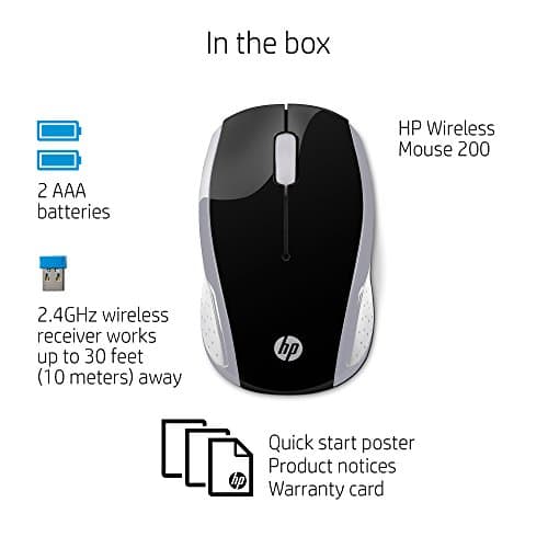 HP 200 Wireless and Wired Optical Mouse image