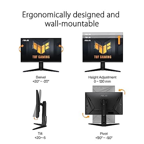 Asus TUF Gaming VG27AQL3A 27" 1440p 180Hz IPS Monitor image