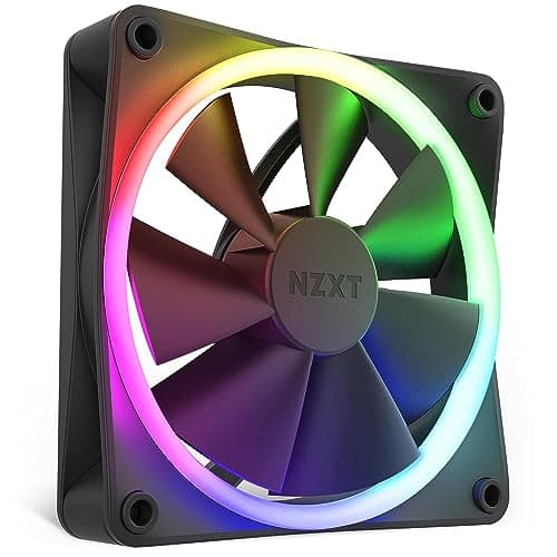 NZXT F120 120mm Black Addressable RGB PWM 50.18 CFM image