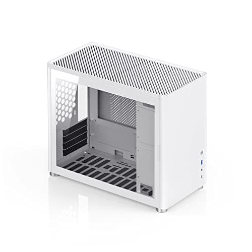 Jonsbo D30 Micro ATX Mini Tower White Tempered Glass main image