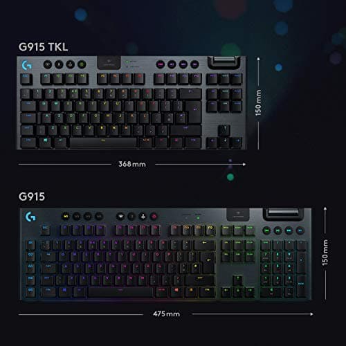 Logitech G915 TKL RGB Wireless/Bluetooth/Wired GL Linear Gaming Keyboard image