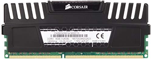 Corsair Vengeance Black / Silver DDR3-1600 CL10 8GB (1x8GB) image