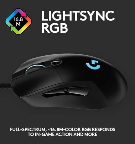 Logitech G403 HERO Wired Optical Gaming Mouse image