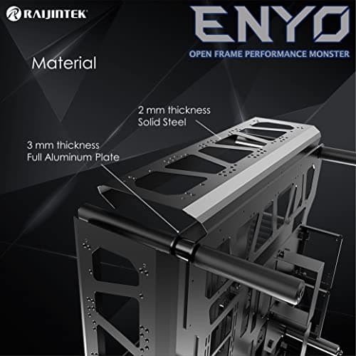 RAIJINTEK Enyo ATX Full Tower Black with Tempered Glass Side Panel and USB 3.2 Gen 1 Type-A Front Panel image