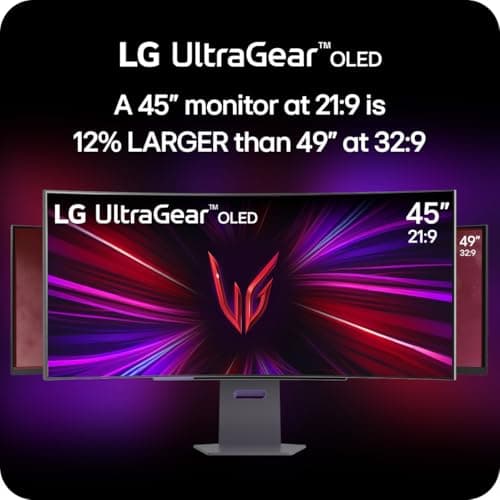 LG UltraGear GS95QE 45" 3440x1440 240Hz OLED Curved Monitor image