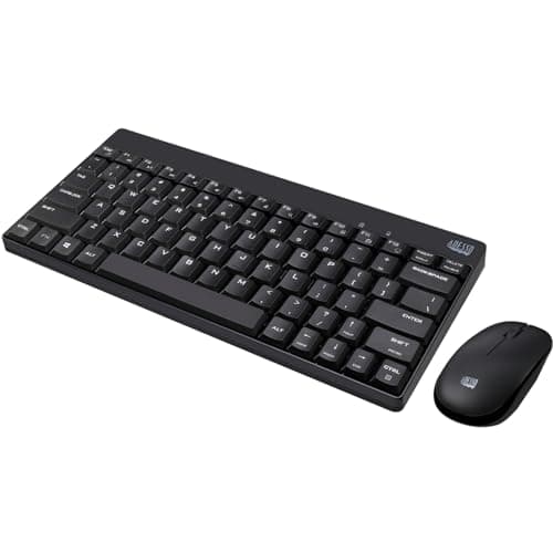 Adesso WKB-1100CB Wireless Mini Keyboard With Optical Mouse image