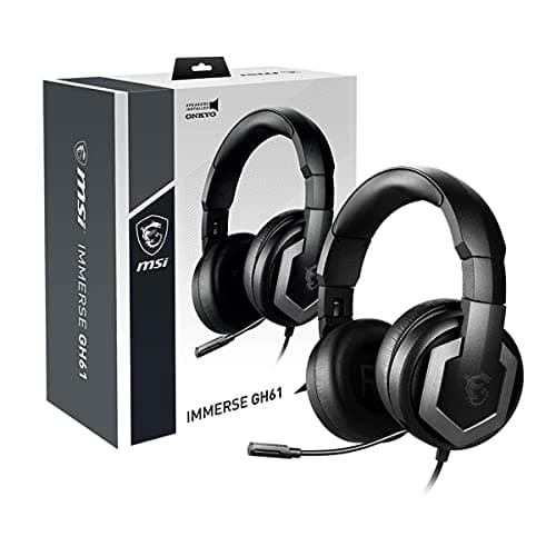 MSI Immerse GH61 Wired Closed 7.1 Channel Gaming Headset image