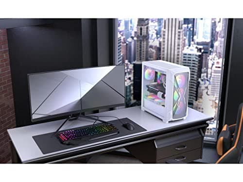 Antec Dark League DP505 White, High-Airflow Mesh Front Panel, 3 x 120mm ARGB Fans, ARGB & PWM Hub, 8 x Rubber Grommets & 3 x Cable Ties, Type-C 3.2 Gen2, GPU Bracket, Mid-Tower E-ATX Gaming Case image