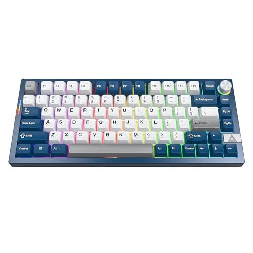 Montech MK75FB RGB Bluetooth/Wireless/Wired Mini Gateron G Pro 3.0 Brown Mechanical Keyboard image