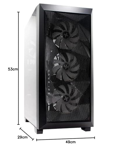 Xilence Xilent Breeze ATX Mid Tower Black with Tempered Glass Side Panel and USB 3.2 Gen 1 Type-A image