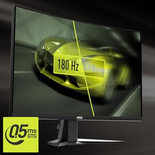 MSI MAG 27C6F 27" 1080p 180Hz VA Curved Monitor image